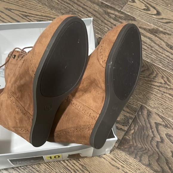 Mossimo Kylin Lace Up Wedge Booties - Picture 3 of 5